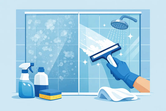 How to Remove Hard Water Stains From Shower Glass