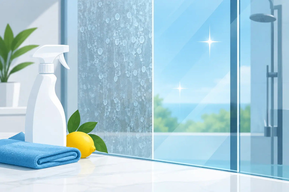 Hard Water Stain Remover for Crystal Clear Glass
