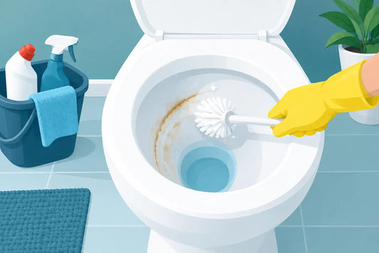How to Clean Stubborn Toilet Bowl Stains