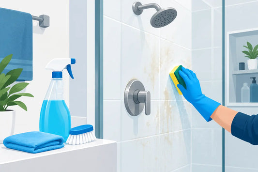 How to Clean Rental Bathroom Shower Stains