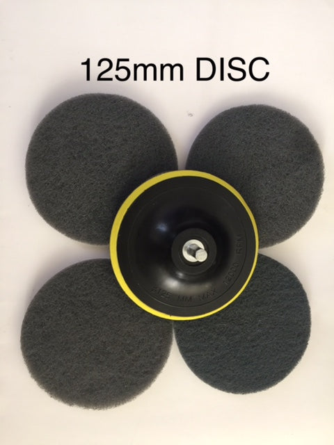 5” Scouring Disc with 4 Pads